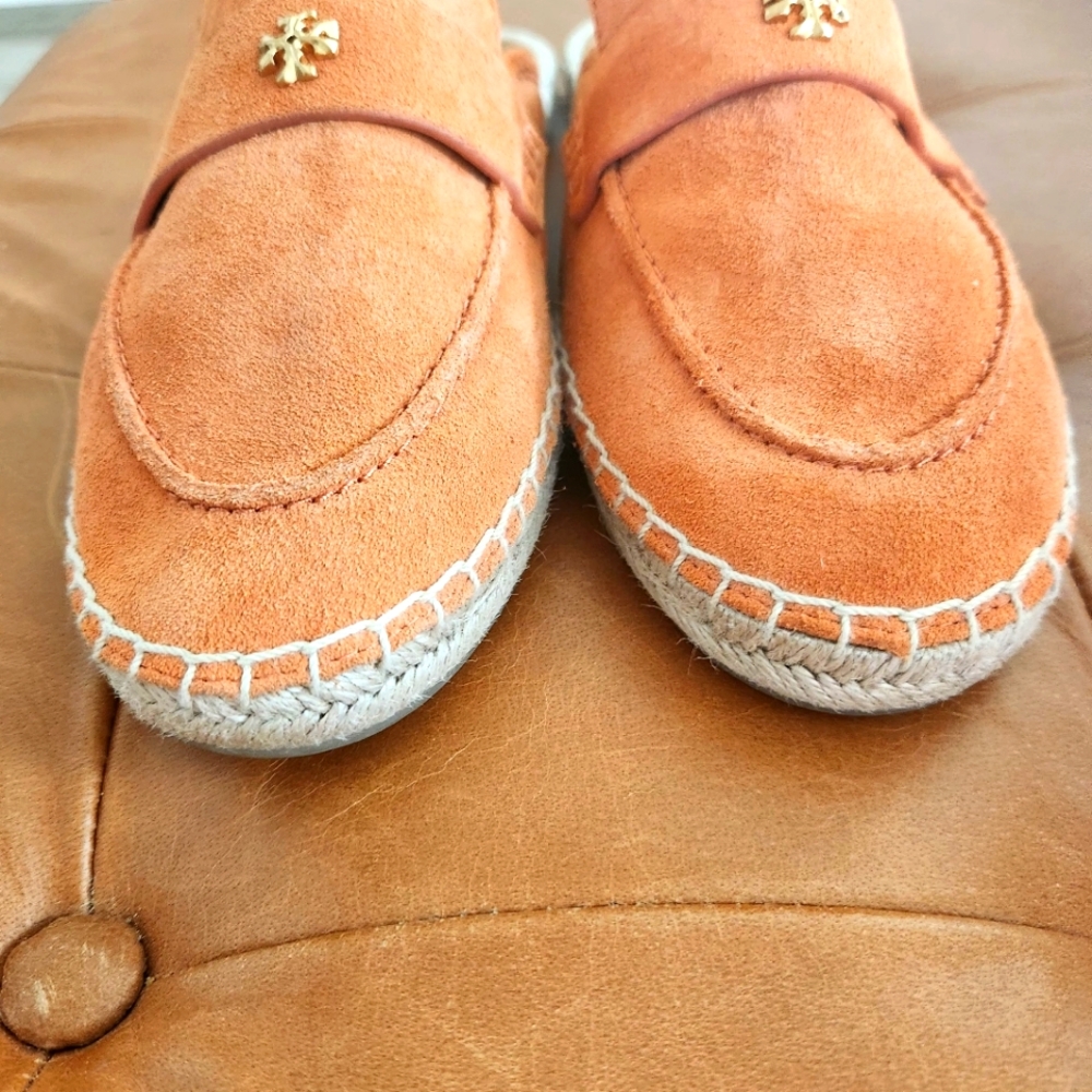 Tory Burch Seaside Suede Espadrille Mules - Picture 6 of 6